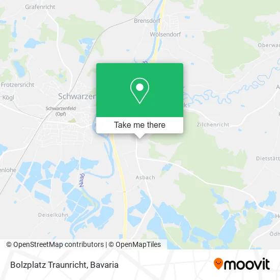 Карта Bolzplatz Traunricht