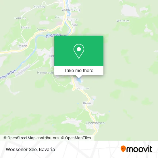 Карта Wössener See