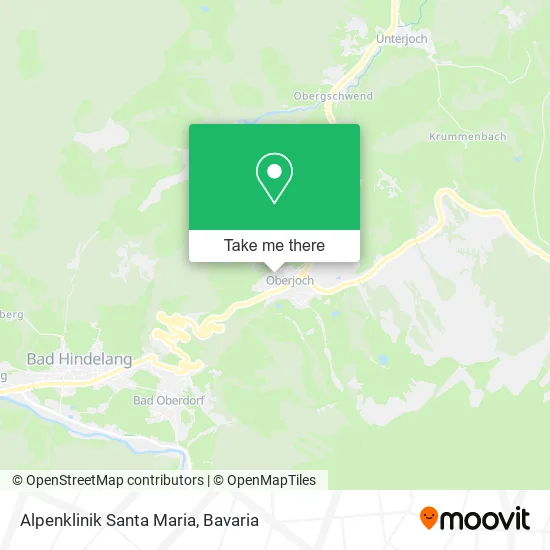 Карта Alpenklinik Santa Maria