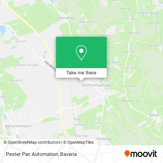 Карта Pester Pac Automation
