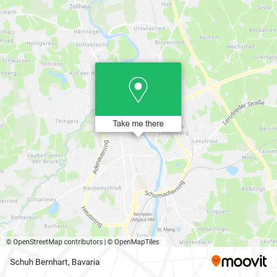 Карта Schuh Bernhart