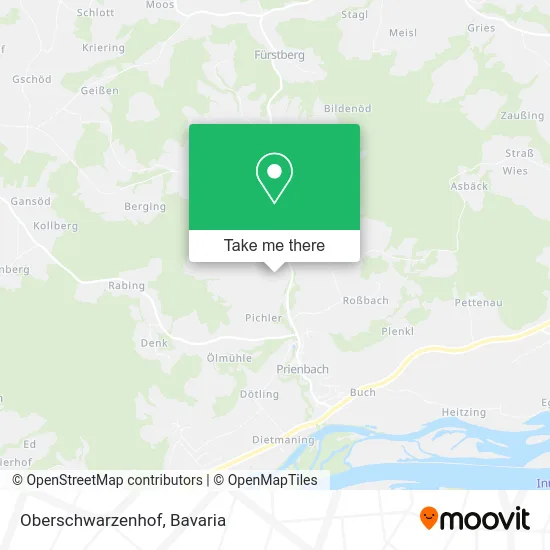 Карта Oberschwarzenhof