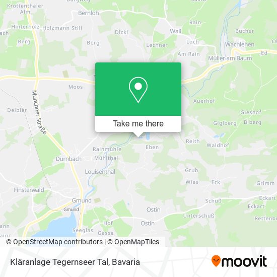Kläranlage Tegernseer Tal map