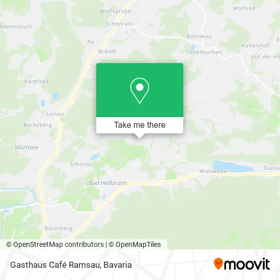Карта Gasthaus Café Ramsau