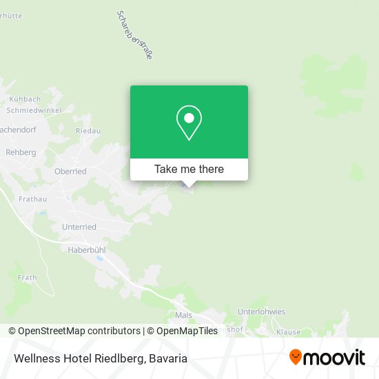 Wellness Hotel Riedlberg map
