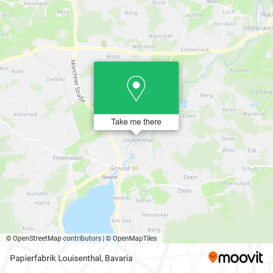 Карта Papierfabrik Louisenthal
