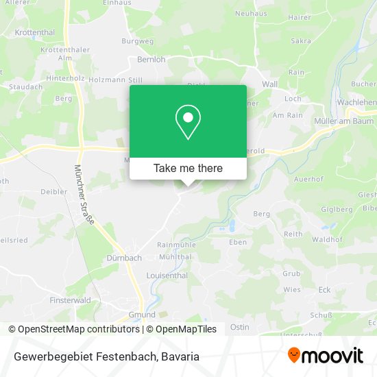 Gewerbegebiet Festenbach map