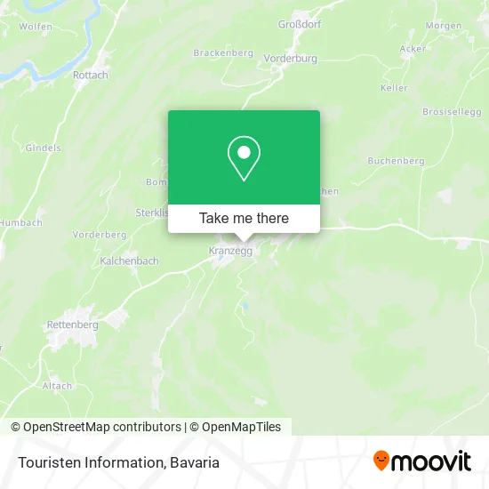 Карта Touristen Information