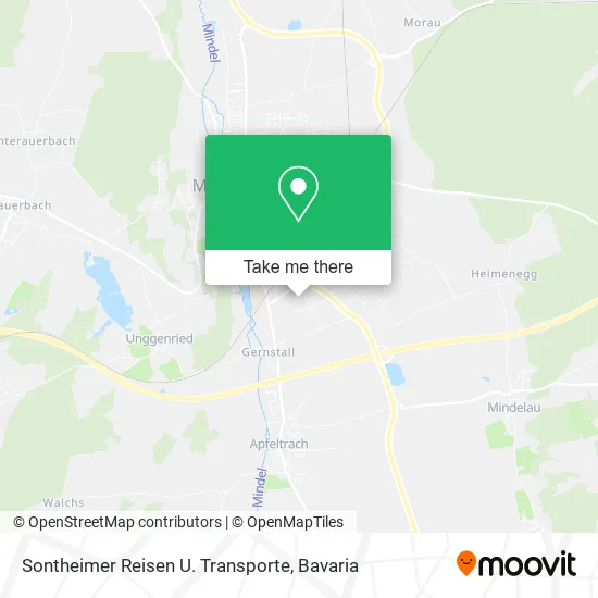 Карта Sontheimer Reisen U. Transporte