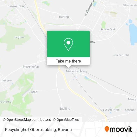 Карта Recyclinghof Obertraubling