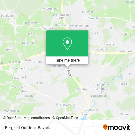 Bergzeit Outdoor map