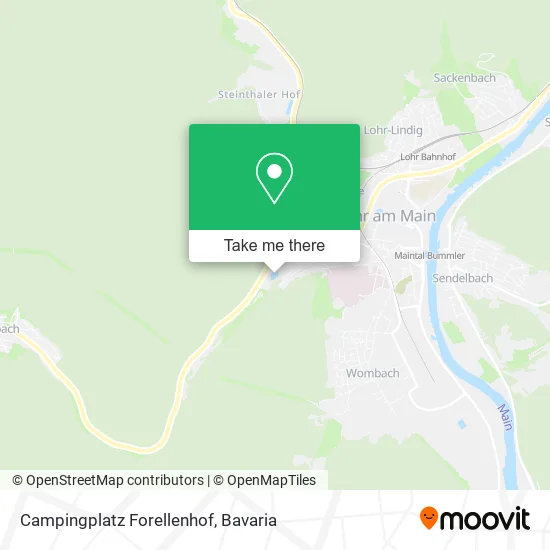 Карта Campingplatz Forellenhof