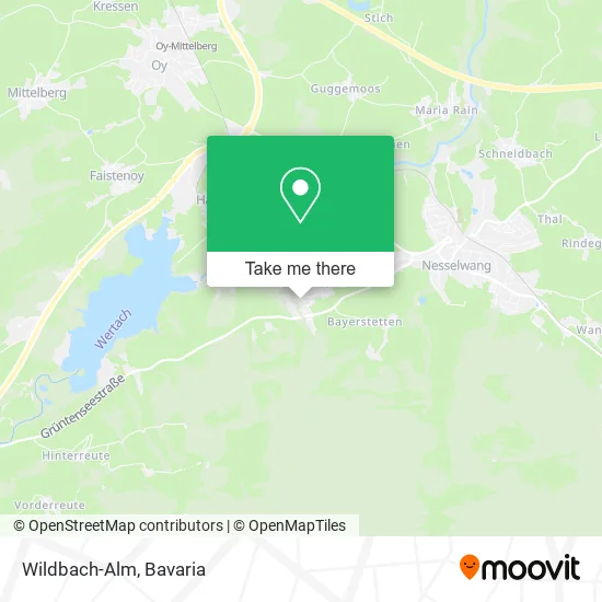 Карта Wildbach-Alm