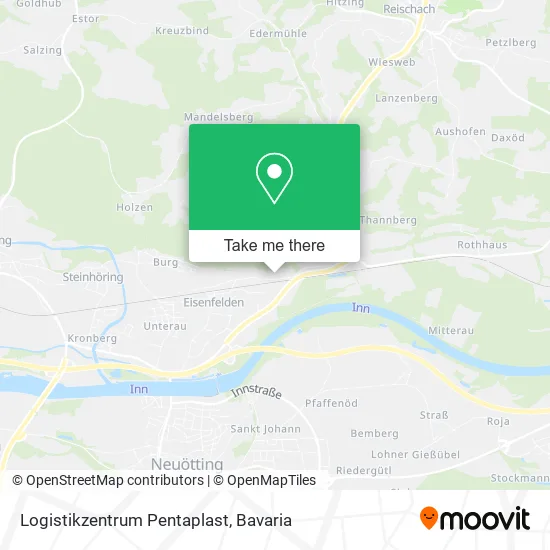 Карта Logistikzentrum Pentaplast