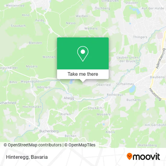 Карта Hinteregg