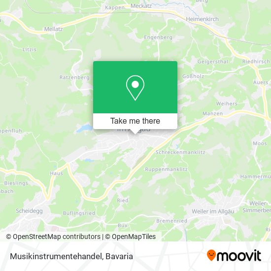 Musikinstrumentehandel map