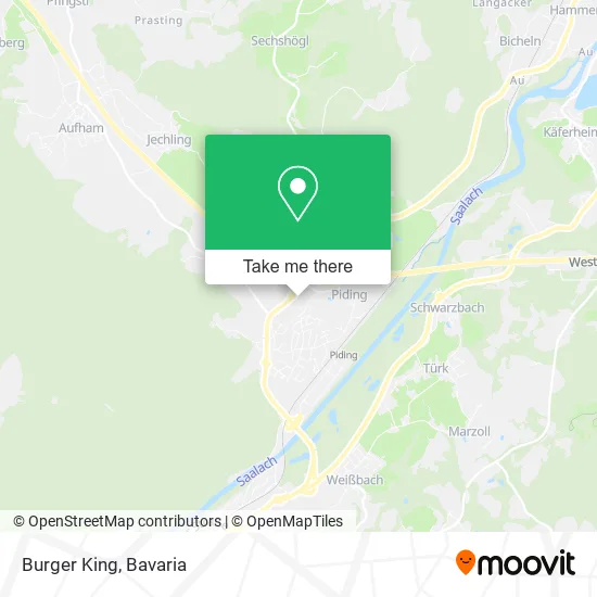 Карта Burger King