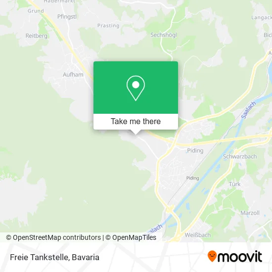 Карта Freie Tankstelle