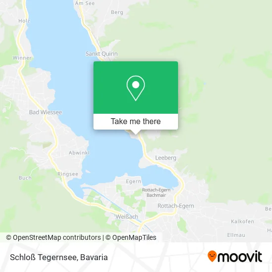 Карта Schloß Tegernsee