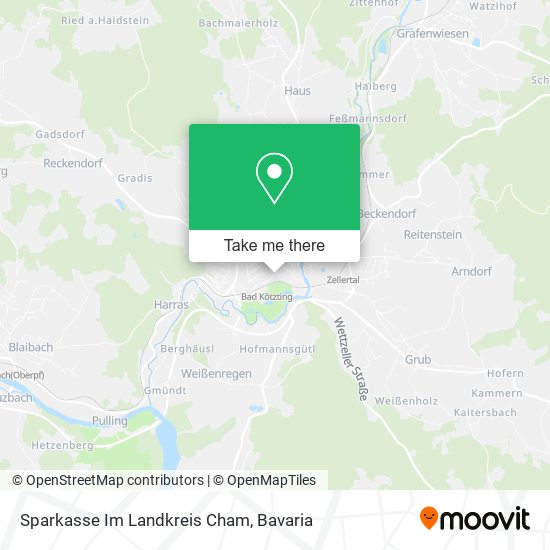 Sparkasse Im Landkreis Cham map