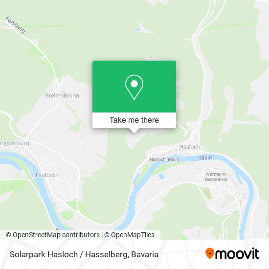 Solarpark Hasloch / Hasselberg map