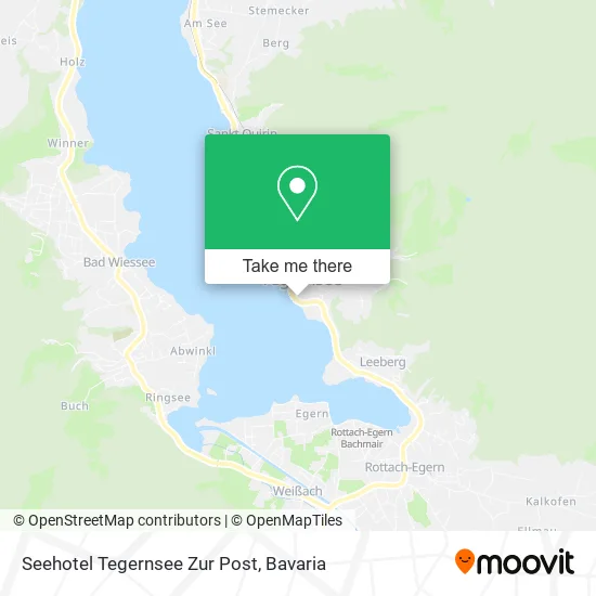 Карта Seehotel Tegernsee Zur Post