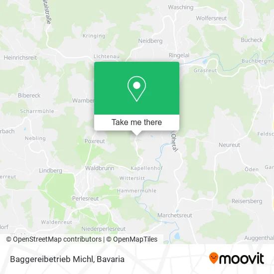 Карта Baggereibetrieb Michl