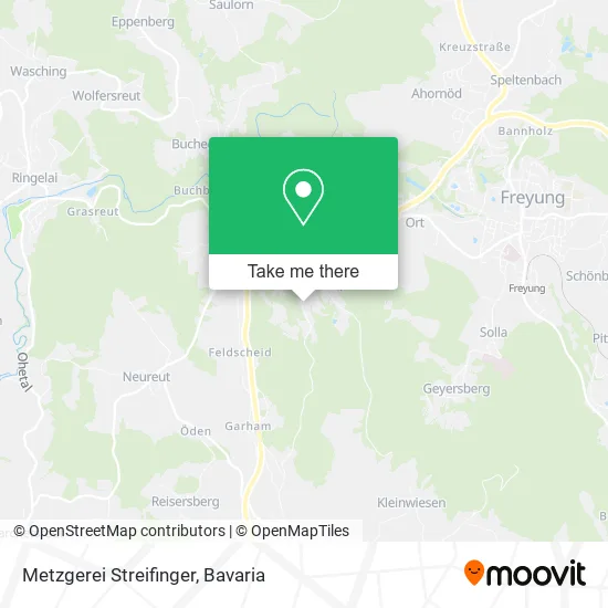 Карта Metzgerei Streifinger