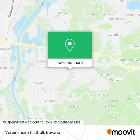 Карта Vereinsheim Fußball