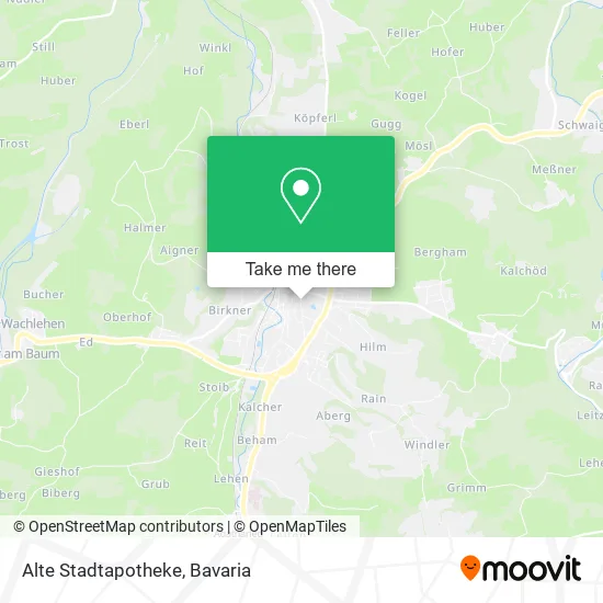 Карта Alte Stadtapotheke