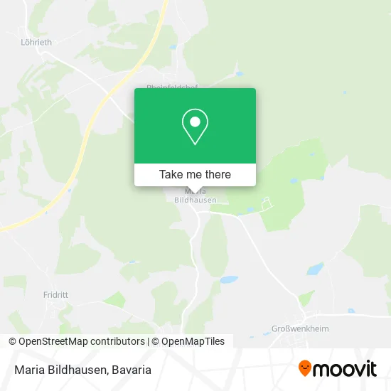 Maria Bildhausen map