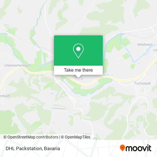 DHL Packstation map