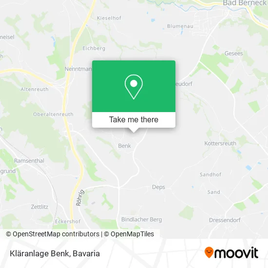 Карта Kläranlage Benk