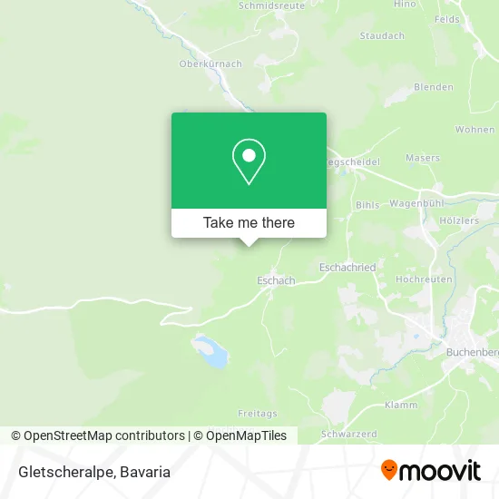 Карта Gletscheralpe