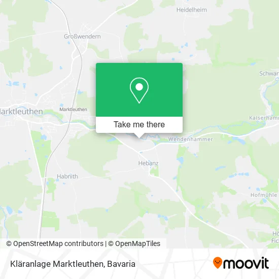 Карта Kläranlage Marktleuthen