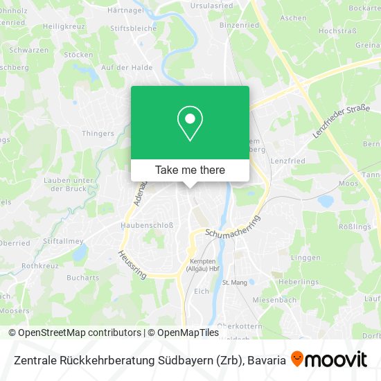 Zentrale Rückkehrberatung Südbayern (Zrb) map