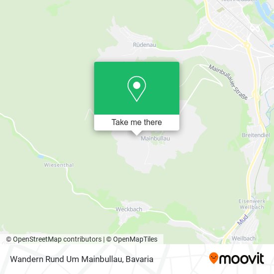 Wandern Rund Um Mainbullau map