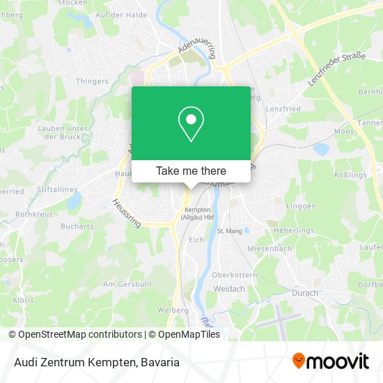 Audi Zentrum Kempten map