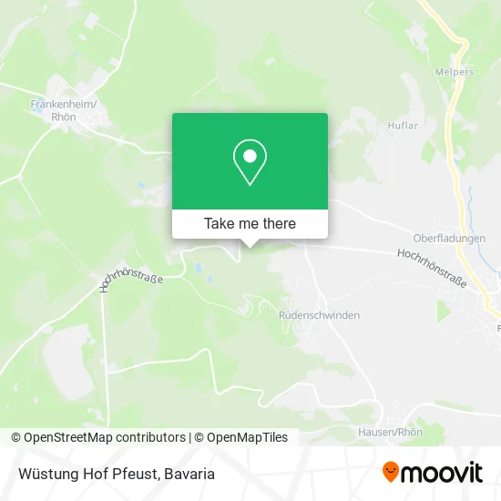 Карта Wüstung Hof Pfeust