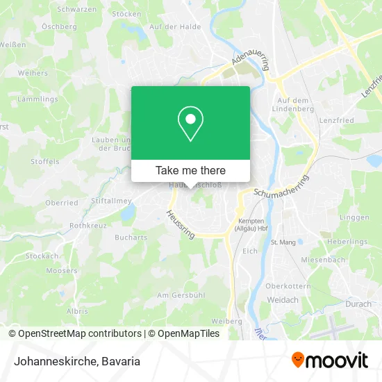 Карта Johanneskirche