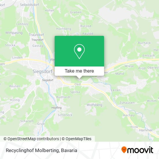 Карта Recyclinghof Molberting