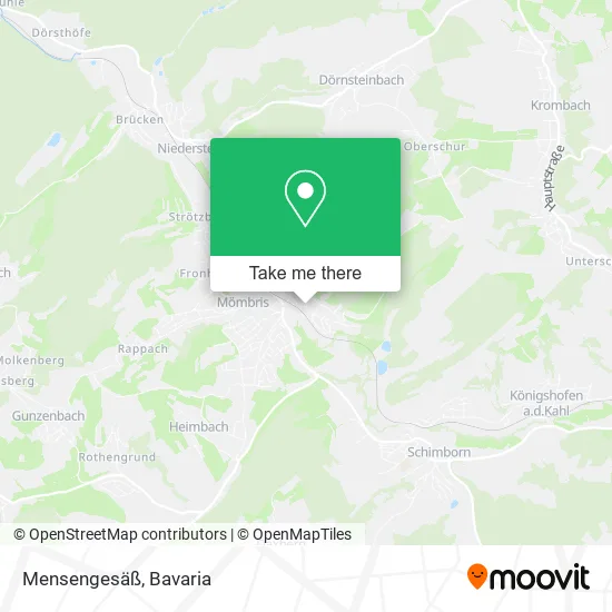 Карта Mensengesäß