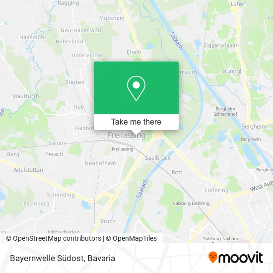 Карта Bayernwelle Südost