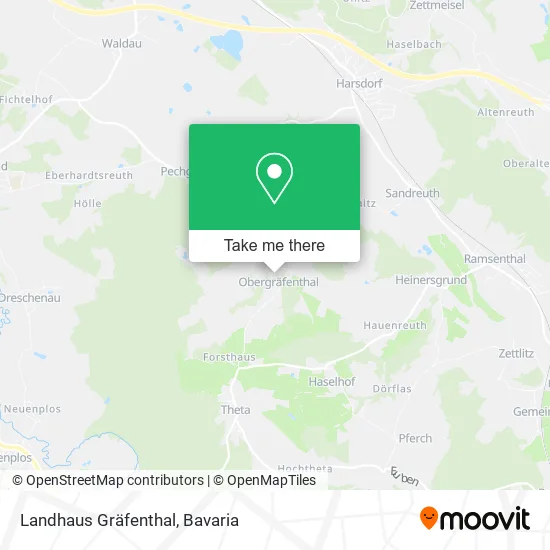 Карта Landhaus Gräfenthal