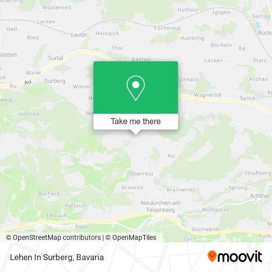 Карта Lehen In Surberg