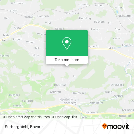 Карта Surbergbichl