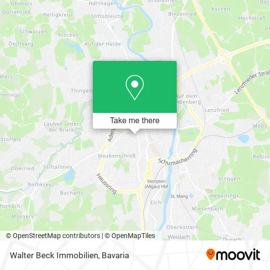 Карта Walter Beck Immobilien