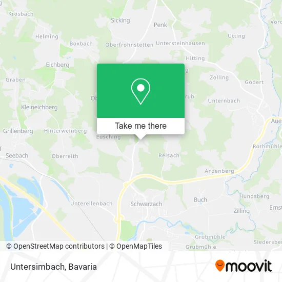 Карта Untersimbach