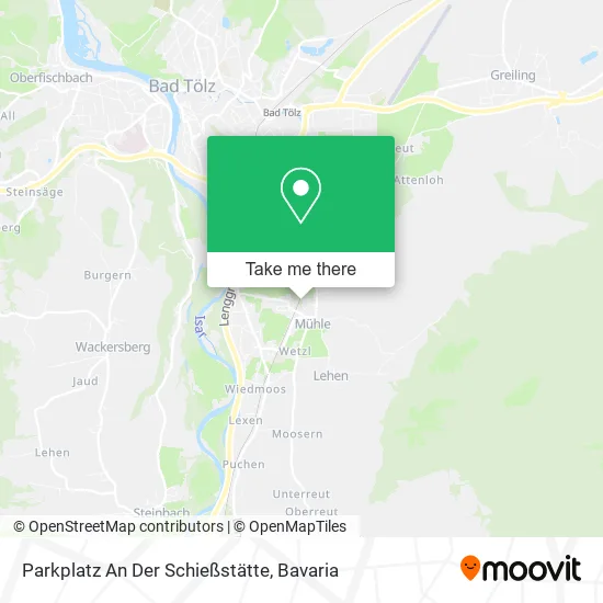 Карта Parkplatz An Der Schießstätte