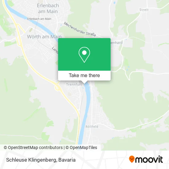 Карта Schleuse Klingenberg